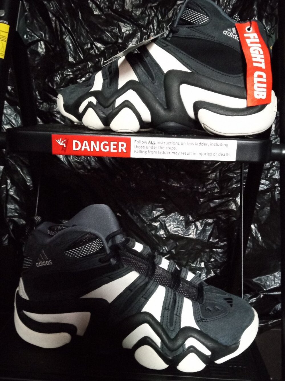 Adidas Crazy 8 'Black White' 2023 Mens 6